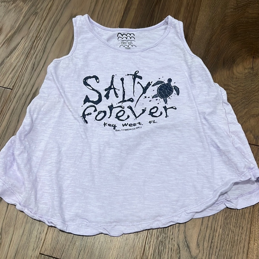 Salty Forever Key West Florida Crop Top Girls Medium
